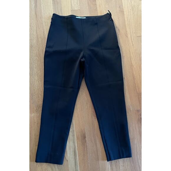 MM Lafleur THE SHAW pant pants black thick scuba material women's size 10 - Picture 3 of 9